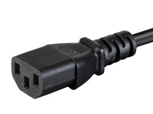 Monoprice 35121 Power Cord Black_ 8ft