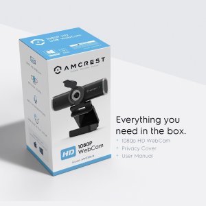 Amcrest AWC195-B 1080p Usb Webcam