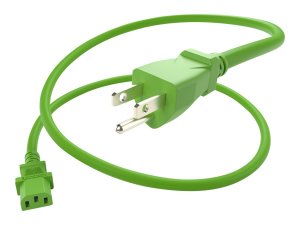 Unc PWCD-515PC13-10A-10F-GRN Power Cord 5-15p To C13 10amp Green 10ft