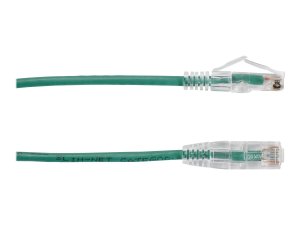 Black C6PC28-GN-12 Slim-net Cat6 250-mhz 28-awg Ethernet Patch Cable -