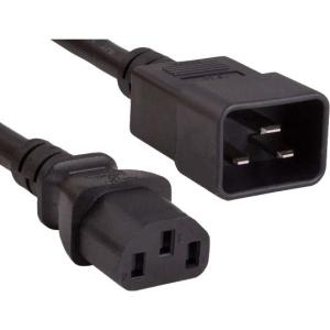 Enet C13C20-6F-ENC C13 To C20 6ft Black Power Cord