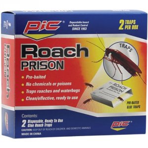 Epic 815825012424 Pic Rp Roach Prison Covered Insect Glue Traps (12 Pa