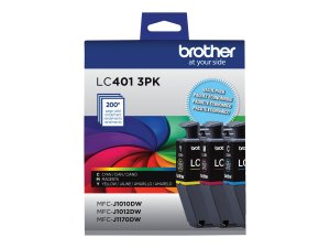 Original Brother LC4013PKS Standard Yield Inkjet Ink Cartridge - Cmy -