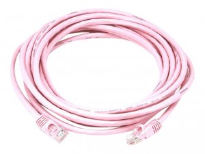 Monoprice 3715 Cat5e  Utp  Cable_ 14ft Pink