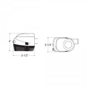 Attwood 4511-7 Attwood Sahara Automatic Bilge Pump S1100 Series - 12v 