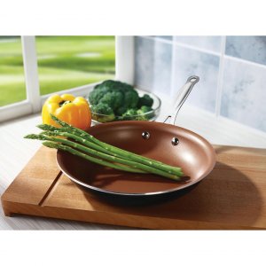 Brentwood NWSSW-RA47159 Induction Copper 11 Inch Frying Pan With Non-s