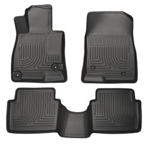 Husky 98651 Liners Front  2nd Seat Floor Liners Fits 14-18 Mazda 3 Hat