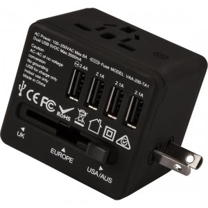 Veho VAA-200-TA1 Ta-1 Universal 4-port Usb 5v