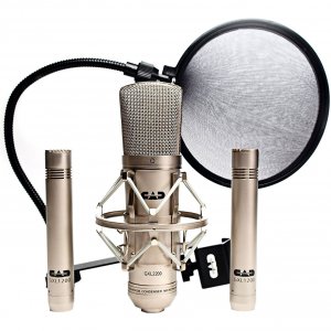 Cad GXL2200SP Studio Pack-2 Mics, Pop Filter