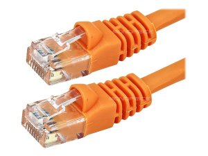 Monoprice 3370 Cat5e 24awg Utp  Patch Cable_ 2ft Orange