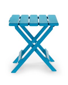 Camco 51680 Plastic Folding Table Aqua