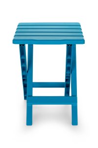 Camco 51680 Plastic Folding Table Aqua