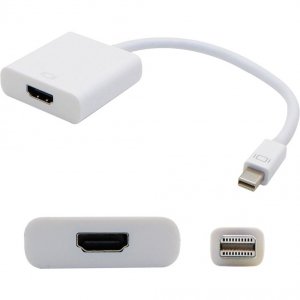 Addon MDP2HDMIAW 8in Mini-displayport Male To Hdmi Female White Adapte