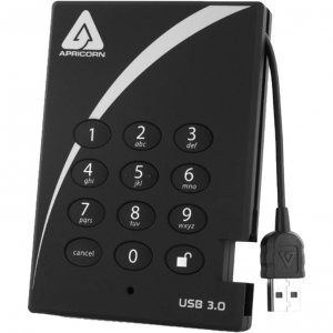 Apricorn A25-3PL256-S512 512gbssd Aegis Padlock Usb3.0 256b