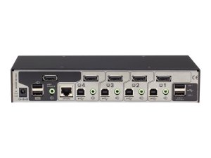 Black KV9804A Servswitch 4 Port Display Port, Usb