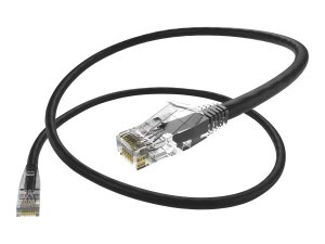 Unc 10058 Unirise 9 Foot Cat6 Snagless Clearfit Patch Cable Black - Hi