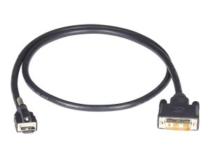 Black VCL-HDMIDVI-001M Locking Hdmi To Dvi Cable, 1 M 32 Ft