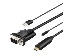 4xem 4XVGAHDMIUAP3 3ft Hmdi To Vga Adapter Cable