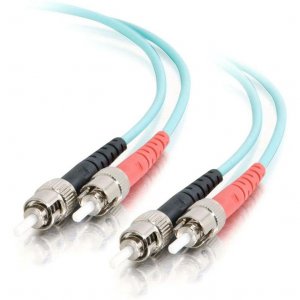 C2g 11026 2m St-st 10gb 50125 Om3 Duplex Multimode Fiber Optic Cable (