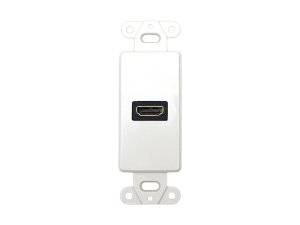 Monoprice 21659 Decor Wall Plate Insert With 90-degree Hdmi Connector_