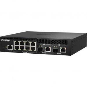 Qnap QSW-M2108R-2C-US Rackmount Switch Qsw-m2108-2c, Mana