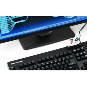 Iogear GKBSR202TAA 104-key Keyboard W Cac Reader