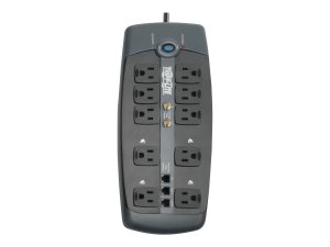 Tripp RA14908 (r) Tlp1008teltv 10-outlet Surge Protector With Telephon