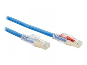 Black C6APC80S-BL-07 Gigatrue 3 Shielded Cat6 Patch Cord - White 7 Fee