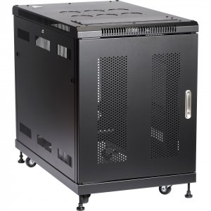 Black RM2410A Select Server Cabinet With Tempered Glas