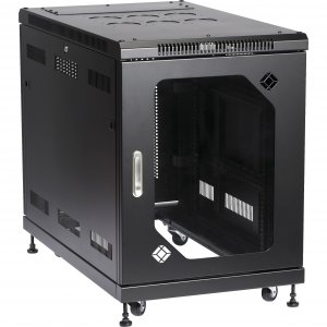 Black RM2410A Select Server Cabinet With Tempered Glas