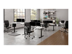 Ergotech HILO-BASE-BLK Height Adjustable Base Only Blk