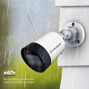 Amcrest ASH42-W 4mp Outdoor Bullet Ip Camera