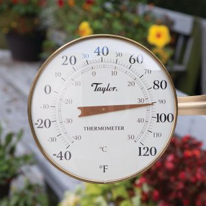 Elizabeth 480BZN 8.5 Dial Thermometer Bronze