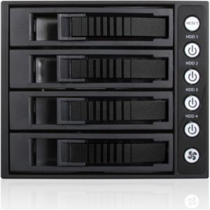 Istar BPU-340MS-BLACK Usa 3x5.25 To 4x3.5 12g Minisas B