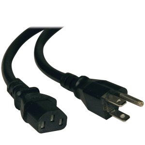 Tripp P006-015 , Computer Power Cord, 10a, 18awg, 125v, Nema 5-15p To 