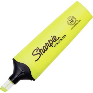 Newell SAN 2128227 Sharpie Clear View Highlighter Pack - Chisel Marker