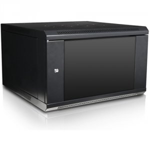 Istar WM660-PP24C6 6u 600mm Depth Wallmount Server Cabinet With 1u 24-