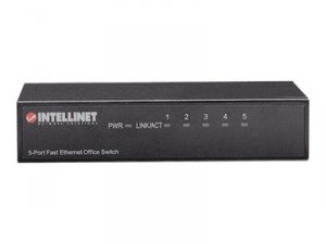 Intellinet RA6803 523301 5-port 10100mbps Fast Ethernet Office Switch 