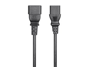 Monoprice 27306 Extension Cord - Iec 60320 C14 To Iec 60320 C13, 18awg