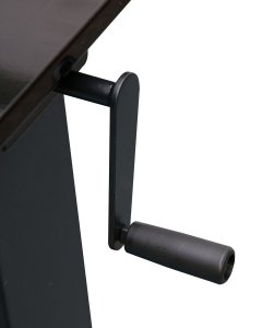 Luxor STANDCF60-BK/BO 60 High Speed Crank Adjustable Desk