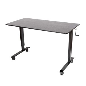 Luxor STANDCF60-BK/BO 60 High Speed Crank Adjustable Desk