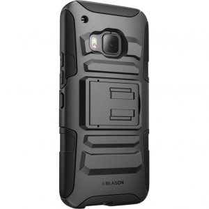 I M9-PRIME-BLACK Htc One M9 Prime Holster Case - Black