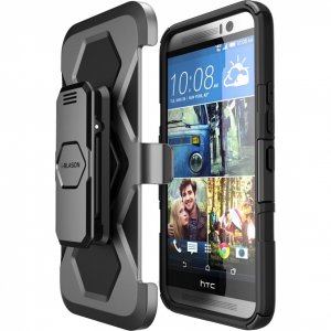 I M9-PRIME-BLACK Htc One M9 Prime Holster Case - Black