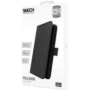 Skech SK98-PB-BLK Polo Book For Galaxy Note 9 Blk