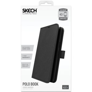 Skech SK98-PB-BLK Polo Book For Galaxy Note 9 Blk