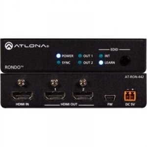 Atlona AT-RON-442 4k Hdr Two-output Hdmi Distribution Amplifier