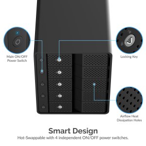 Sabrent DS-SC5B Usb 3.2 5-bay 3.5 Sata Hard