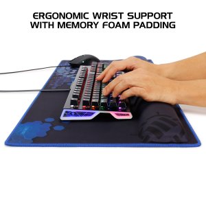 Generic ENPCPXW100BLWS Extended Gaming Mouse Pad W Wrist Rest