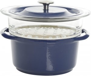 Gibson 126367.03 3qt Casserole W Glass Steamer