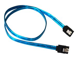 Bytecc SATA-318UVB Uv Blue Serial Ata Iii 6gbps Cable Wlocking Latch, 